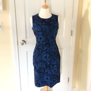 Land’s End Blue and black floral dress